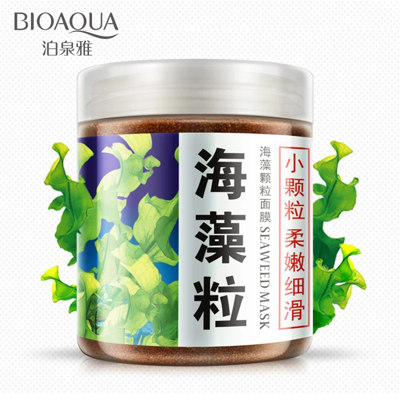 BIOAQUA Pure Seaweed Alga маска порошок Водорослей Маска от акне и пятен отбеливающая и увлажняющая маска для лица