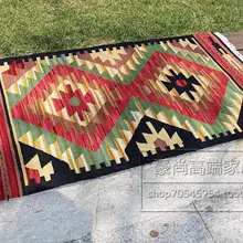 Ручная Шерсть Плетеный Ковер прикроватное одеяло плавающее окно одеяло Придверный коврик напольный коврик водостойкая скатерть гобелен нация ветер