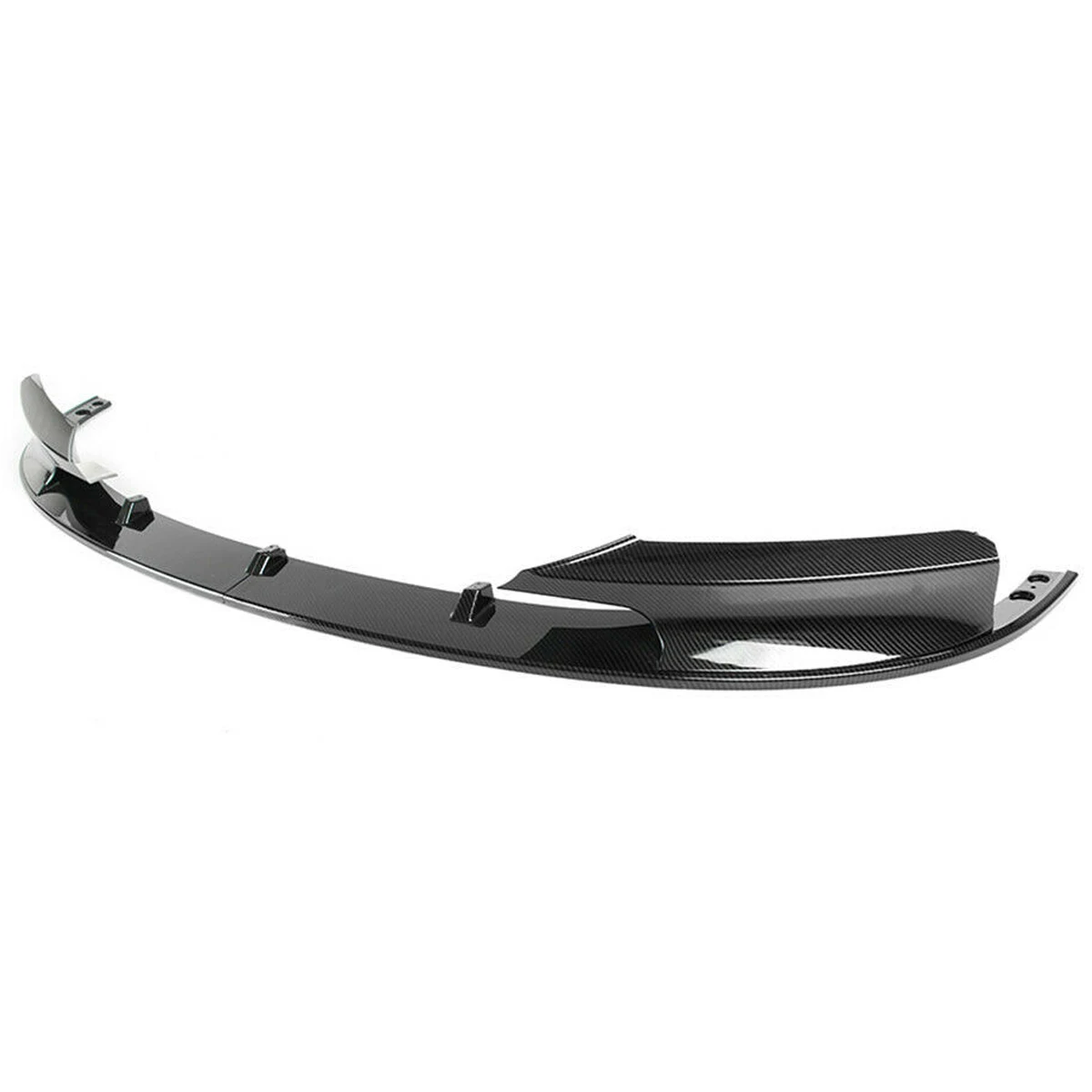 2 piezas cubierta de parachoques frente de labio de fibra de carbono de superficie para BMW F30 Serie 3 M 2012-2018 sólo para versión deportiva Exterior partes