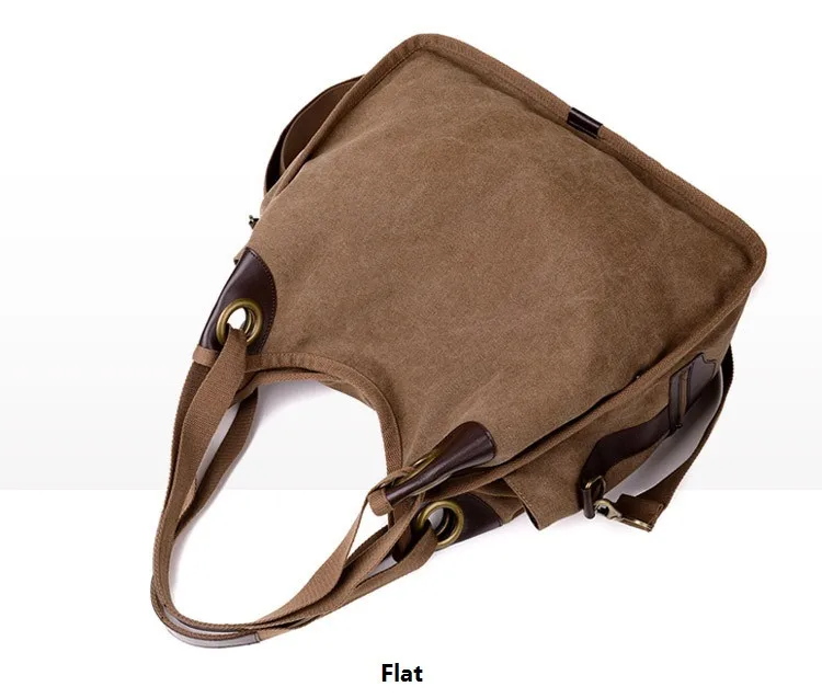 MJ Women's Canvas Handbags High Quality Female Canvas Totes Casual Shoulder Bags Large Travel Bag Ladies Solid Crossbody Bags (21)