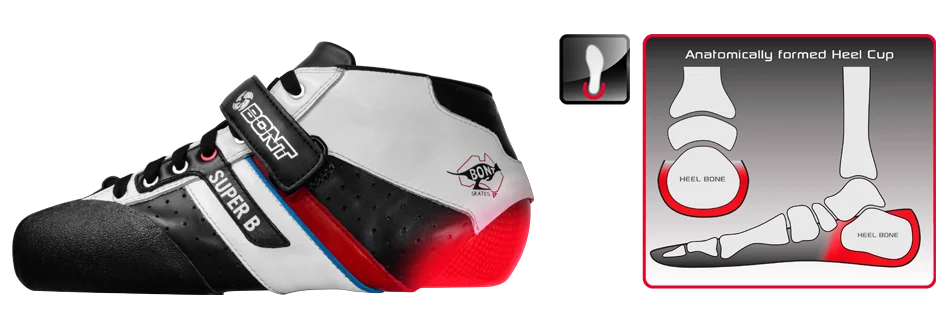 BONT Super B роллер-Дерби скейт квадроцикл boot