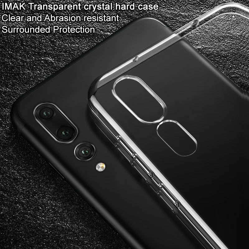 Huawei P20 чехол IMAK Crystal II Pro Жесткий Чехол для huawei Полный крышка прозрачная защитных