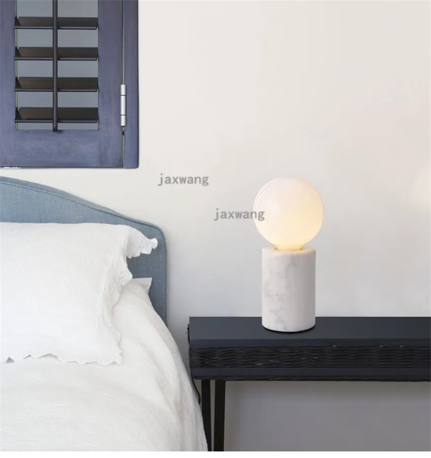 Скандинавский светодиодный настольный светильник для гостиной, декор в стиле лофт, креативный шар для спальни, настольная лампа прикроватная, художественная, столовая, настольная лампа для чтения