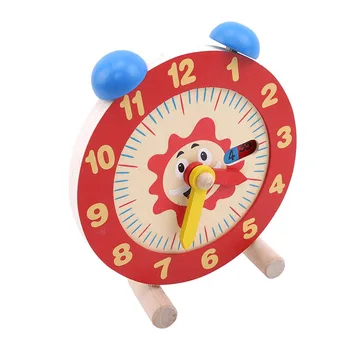 

Funny children's Toys Education Wood Subtraction Formula Fun Fun Little Toy Montessori Manual Wood Alarm Clock Toy