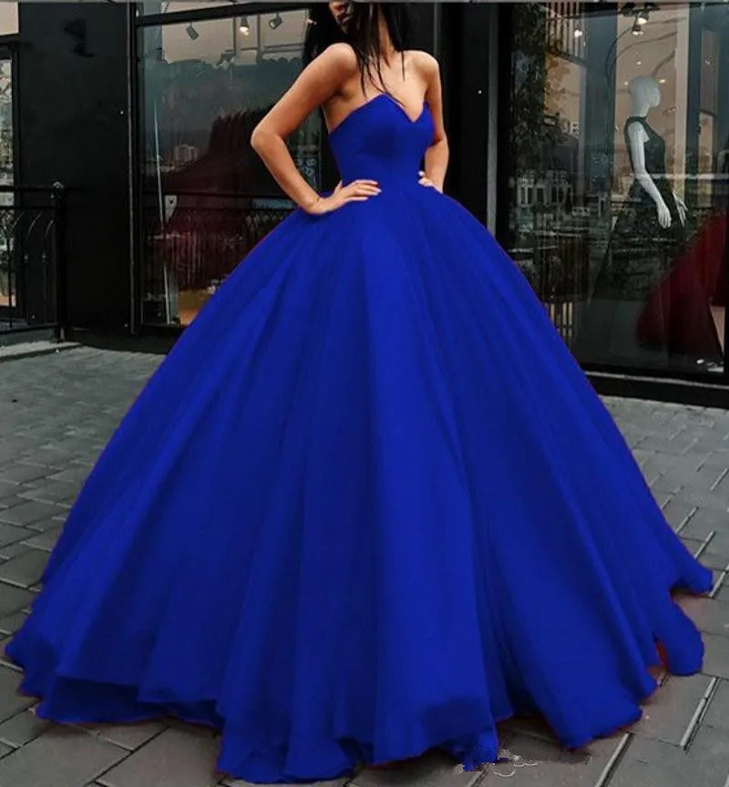 Новое Элегантное милое длинное торжественное Вечернее Платье vestidos de graduacion Tull vestido formatura Бальные платья для выпускного вечера - Цвет: Синий