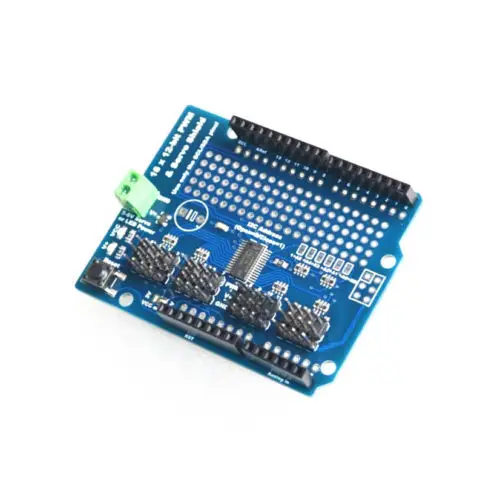 16-канальная 12-битная PWM сервопривод защитная плата-I2C PCA9685 для Arduino S | Электроника