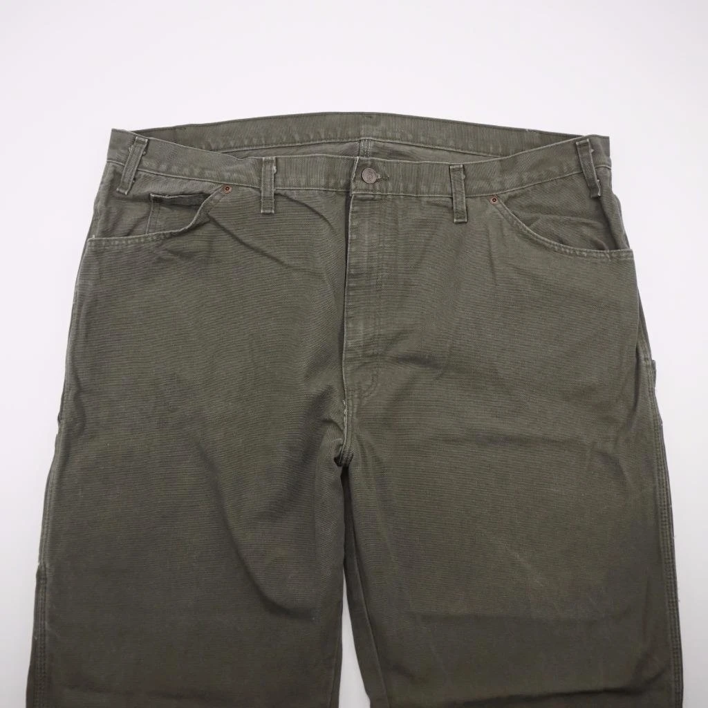 DICKIES Carpenter Work Pants Olive Duck 