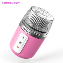 Ультразвуковая щетка для лица водостойкая удаляющая Угри Очищающая поры машина Электрический Очиститель лица с щетками