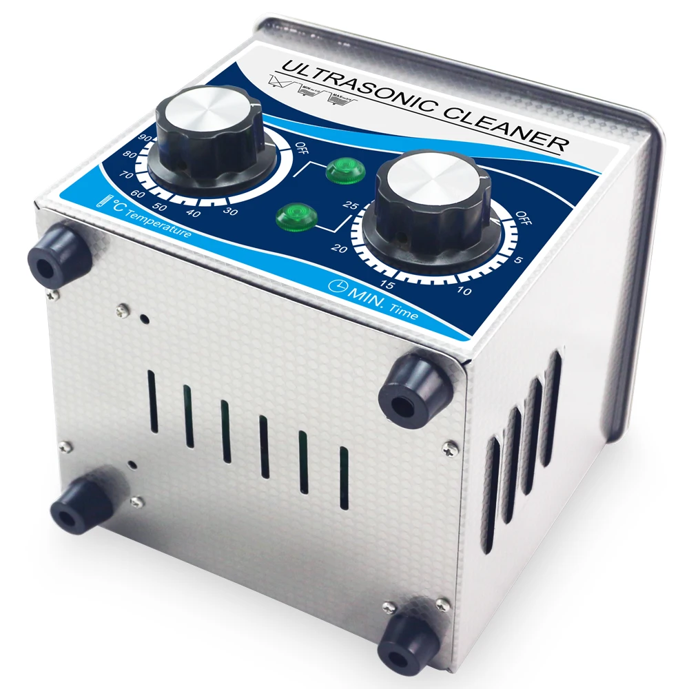 120W Ultrasonic Cleaner 1.3L Bath 0~30mins Timer with Heater Ultrasound Cleaning for Watches Glasses Jewelry Home Parts