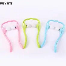 Массажер пластиковая точечная терапия давления Массаж шеи массажер 3 цвета шеи масажер для шеи плеча триггер точка