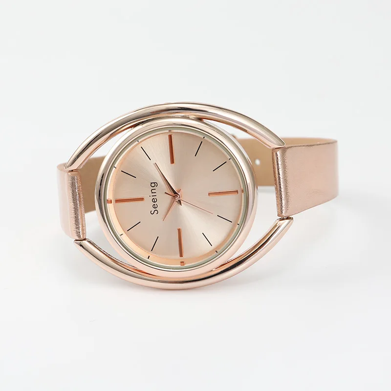 hot sale super thin stainless steel band lady watch vogue
