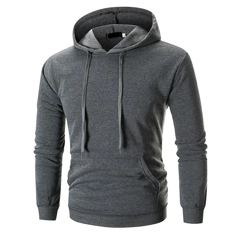 Brand 2018 Hoodie High Quality Pure Color Hoodies Men Fashion Tracksuit ...