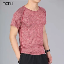 MANLI мужская летняя футболка для занятий спортом на открытом воздухе, для бега, фитнеса, тенниса, футбола, Мужская футболка из Джерси, для спортзала, Спортивная футболка для мужчин