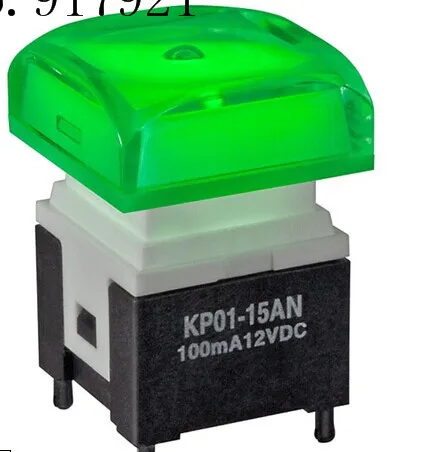 

[ZOB] KP0115ANBKG036CF-3SJB imported from Japan nkk day open KP01-15AN illuminated push button switch --10pcs/lot