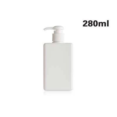 Одноцветный диспенсер для мыла, косметический флакон, дезинфицирующий шампунь для ванной, для мытья тела, бутылка для лосьона, пустая бутылка для путешествий - Цвет: White 280ml
