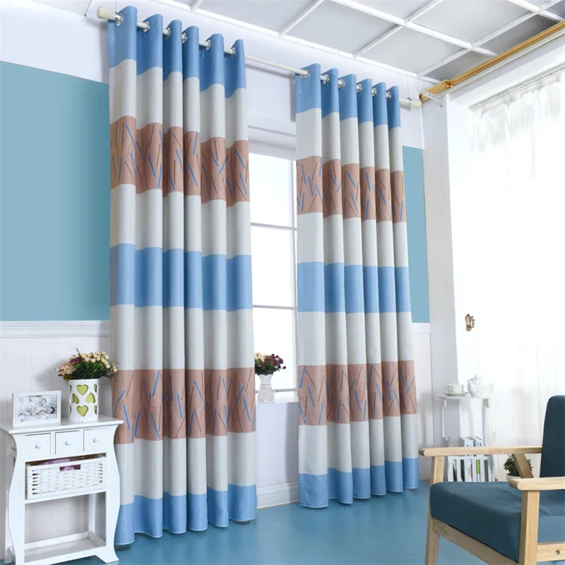 Blue And Brown Striped Bedroom popular blue striped curtain-buy cheap blue striped curtain lots Blue And Brown Striped Bedroom popular blue striped curtain-buy cheap blue striped curtain lots