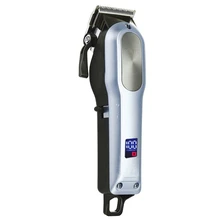 Профессиональная электрическая машинка для стрижки волос с цифровым напоминанием, перезаряжаемая машинка для стрижки волос, стрижка для мужчин, детей