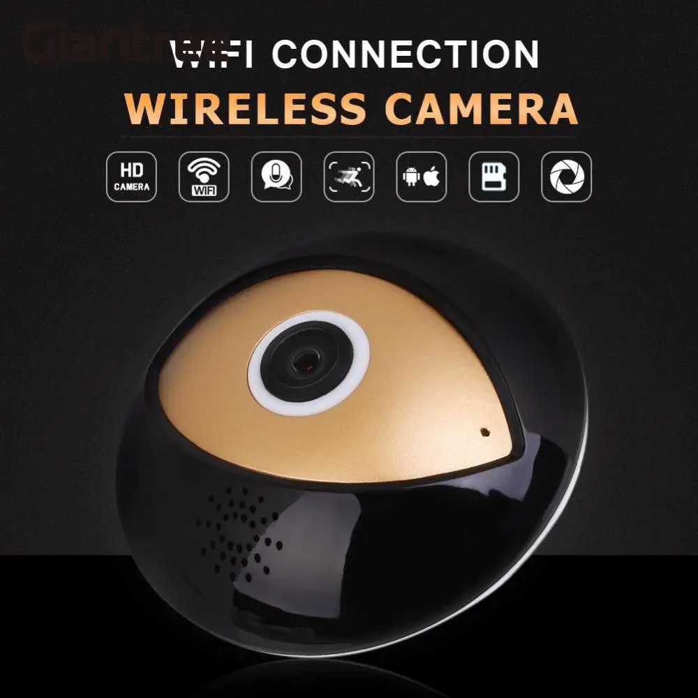 

giantree 360 Degree IP Camera Panoramic Fisheye HD WiFi Baby monitor camera Home Security System Audio Motion Detection