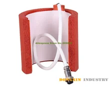 Free shipping Sublimation Mug press machine accessory 7.1CM Small Size Cylinder Shape Silicone Mug Heating Pad/Mat