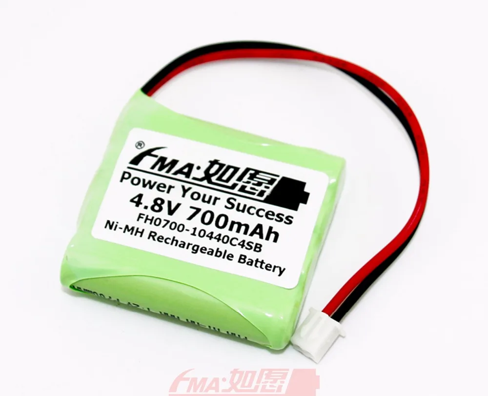 

Ni-MH Rechargeable battery 4.8V 700mAh for Portable Device Electronic Test Gear XHR_2P AAA_4SB US/RU