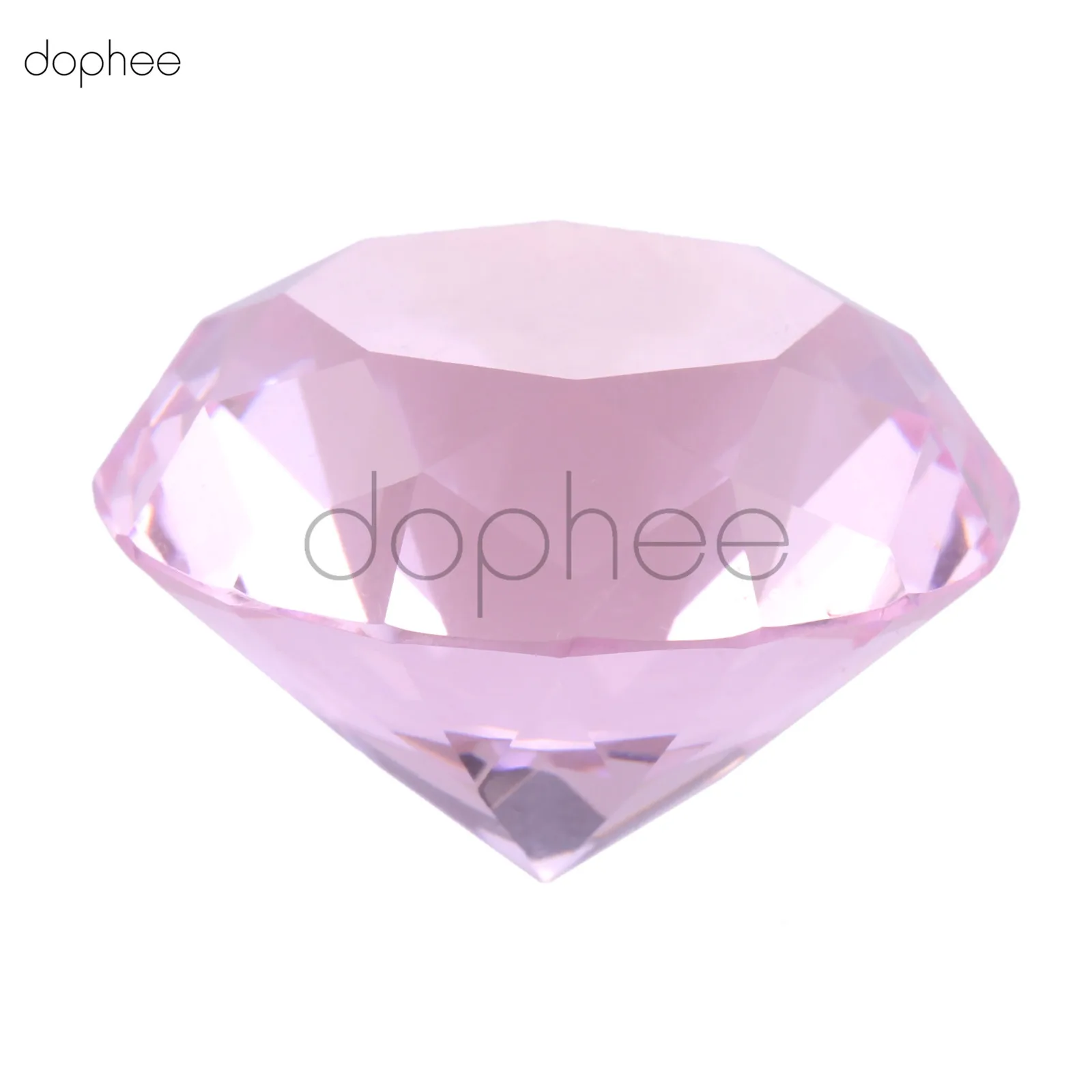 Dopee 1 шт. k9 30 мм красочные кристалл алмаз с днем рождения Свадебные украшения события вечерние принадлежности