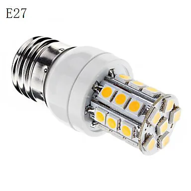 Светодиодные круглые лампы HRSOD E14/G9/E26/E27 3 Вт 27 SMD 5050 350 лм теплый белый/холодный