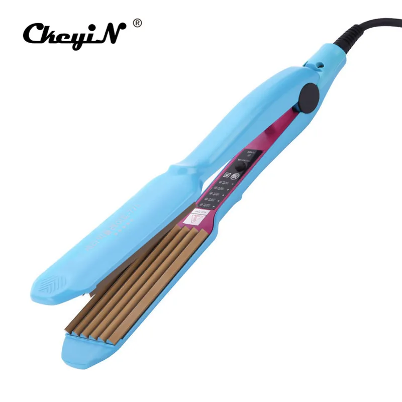 CkeyiN Electric Hair Corrugated Curling Iron Hair Crimper Flat Iron Straightening Hair Straightener Curler Wave Curl Corrugated цена CkeyiN Electric Hair Corrugated Curling Iron Hair Crimper Flat Iron Straightening Hair Straightener Curler Wave Curl Corrugated цены онлайн