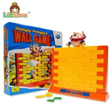 LittLove 2017 Funny Gadgets Push Wall Board Game Demolish Creative Wall Humpty Dumpty Game Parent-Child Interactive Toy