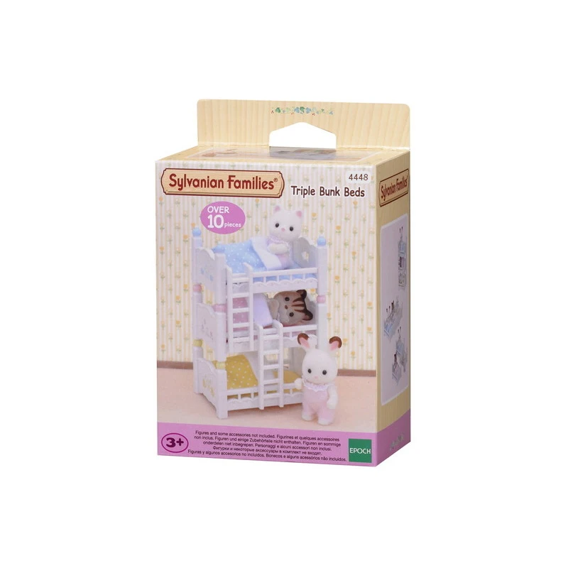 Набор для кукольных домиков Sylvanian Families трехъярусная кровать аксессуары подарок