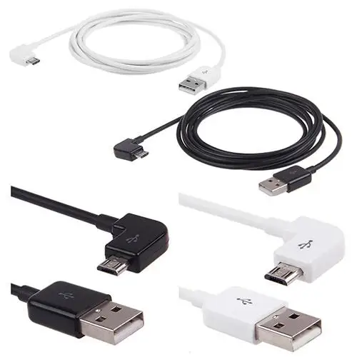 

NICE Universal Micro USB Data Charger Long Cable 90 Degree Angle Plug for Andriod Phone
