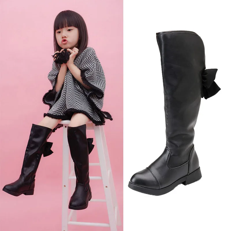 Children Girls Knee high Boots Princess 