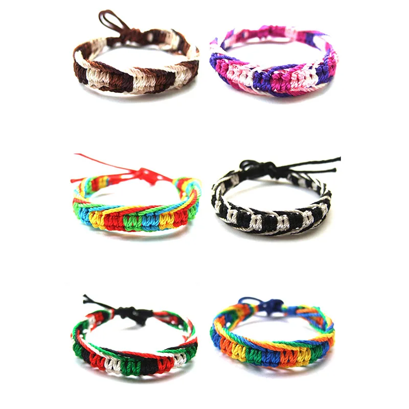 

Fashion FRIENDSHIP BRACELET Surf Surfer Wristband Hippy Boho - choose your style For Friend Gift
