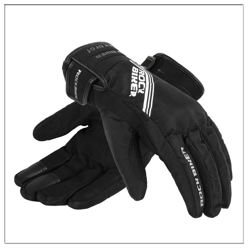 ROCK BIKER Winter Motorcycle Gloves Men Racing 100% Waterproof Windproof Warm Cycling Bicycle Cold Luvas Motor Guantes Glove