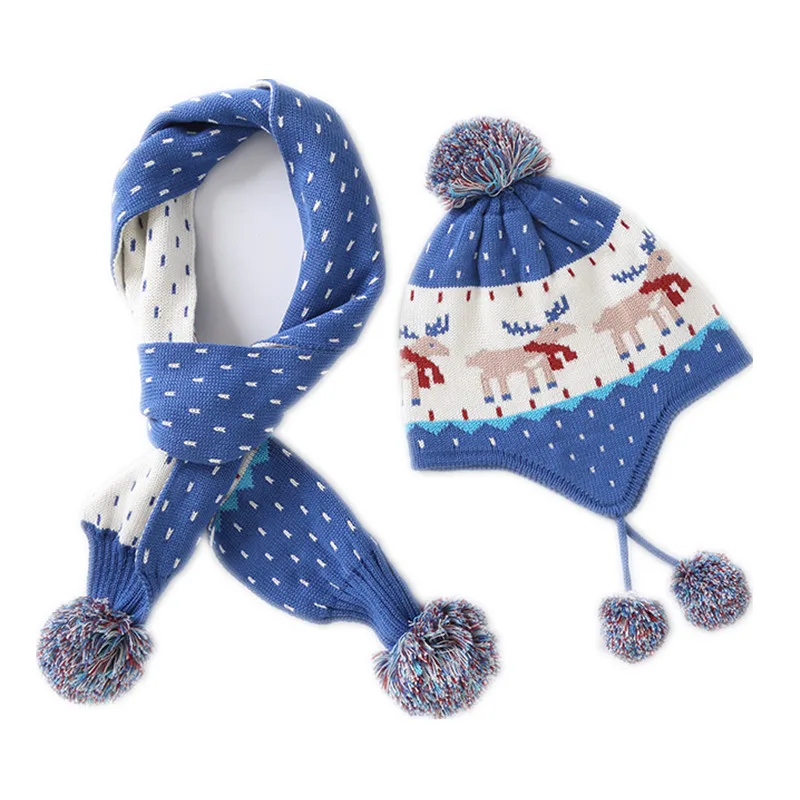 baby & kids boy hat scarf sets children boys fashion fall winter