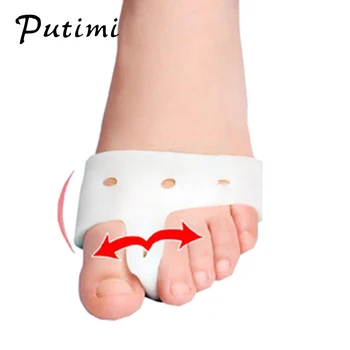 Putimi Bunion Corrector Toe Corrector Silicone Foot Pads Gel Pads for Feet Toe Straightener Orthopedic Hallux Valgus Correction