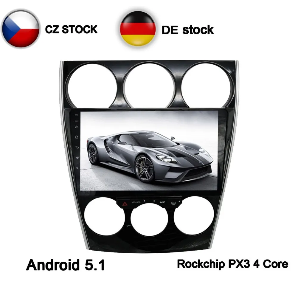 Aotsr 10 1 &quotАвтомобильный dvd плеер на основе Android GPS навигация для Mazda 6 2002 2008 консоль