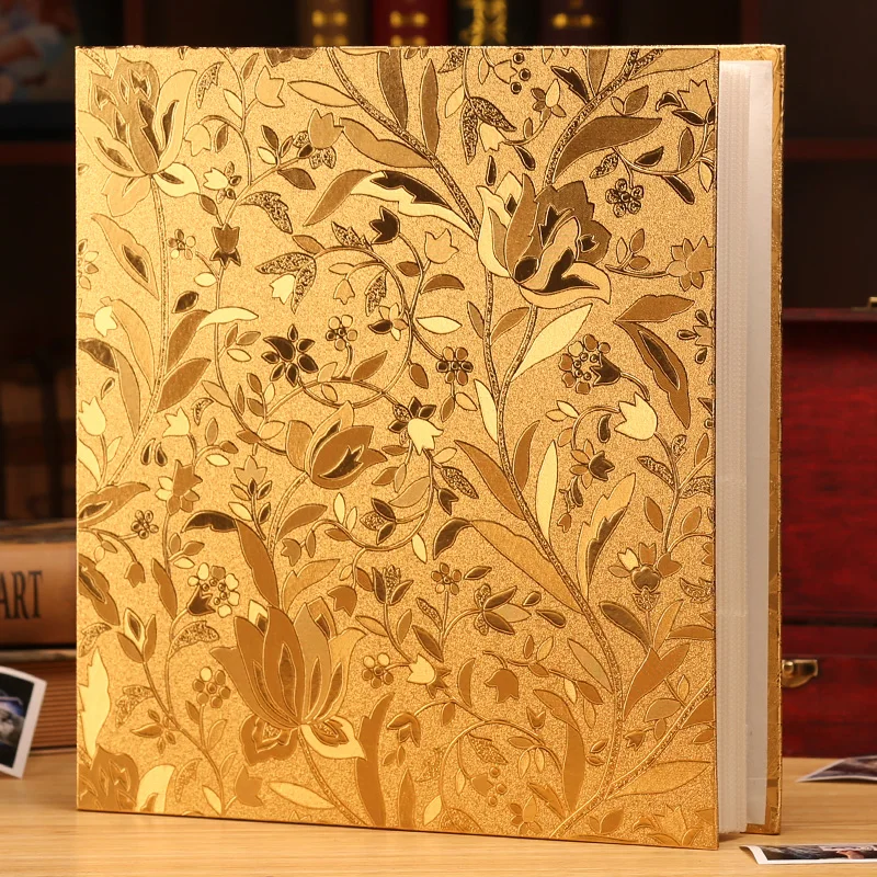 

Leather Cover Photo Album 600 Pockets Hold 4x6 Photos