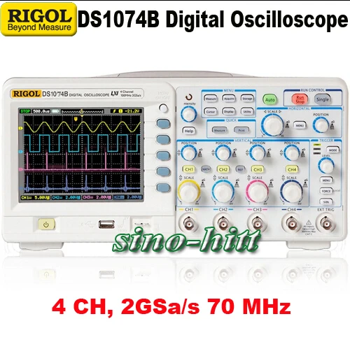 

Rigol DS1074B 70MHz 4 channel desktop High Quality Digital Oscilloscope scopemeter
