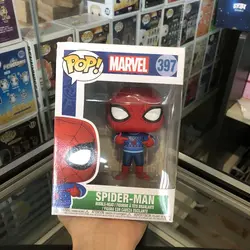 Funko поп Официальный Marvel: праздник-Человек-паук с уродливым свитером Виниловая фигурка Человек-паук Коллекционная модель игрушки