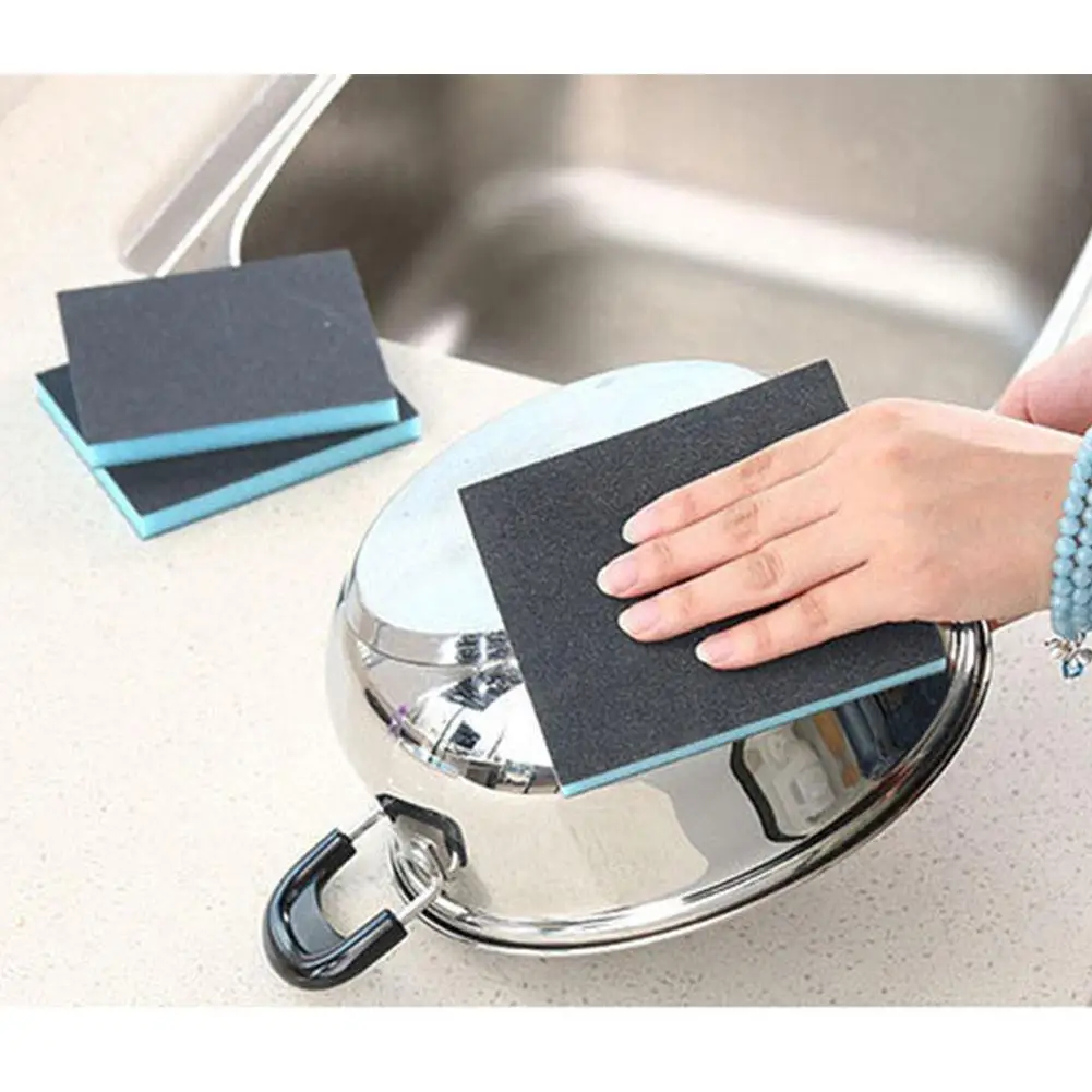 

Emery Nanometer Sponge Rub Soft Eraser Rust Cleaning Strong Remove Dirt Pot Pan Clean Brush Kitchen Cleaning Tool Cleaner