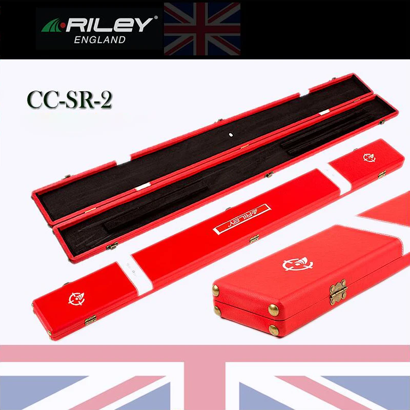 Riley CC-SR-2 스누커 큐 케이스 상자 3/4 막대 상자 내구성 키트 상자 내구성 키트 상자 전문 당구 스틱 액세서리 2019