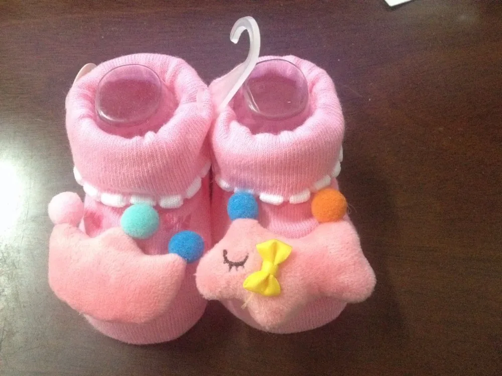 Хлопковые носки для новорожденных, носки для куклы с животными, нескользящие носки для малышей, теплая обувь для младенцев, детские носки для малышей, милые гольфы, pantufa