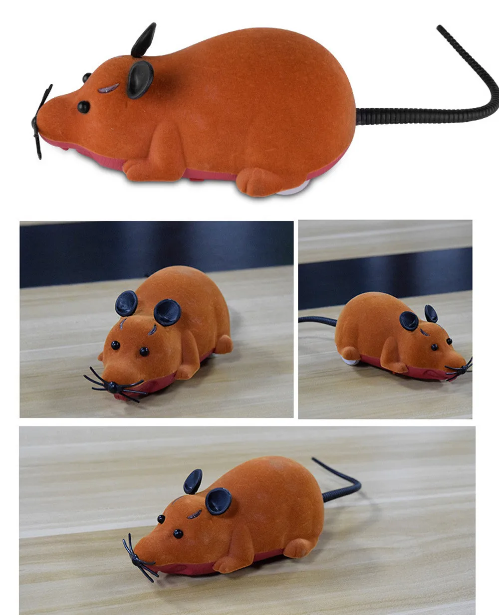 Игрушки животных для детей домашняя кошка собака Забавный Электрические мышь на