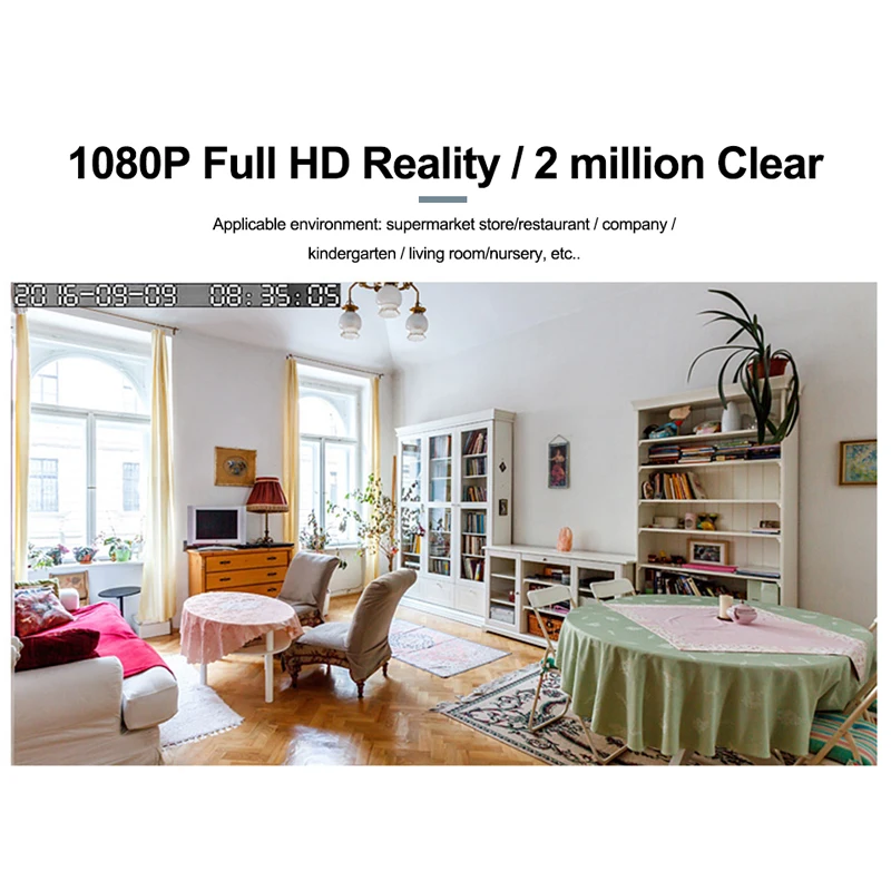 Spetu WiFi mobile remote monitor home smart HD surveillance camera network home 2 million HD surveillance camera