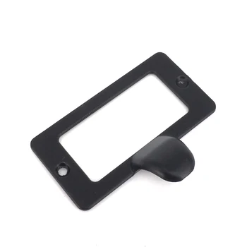 

59mm*31mm Vintage Cabinet Drawer Label Pull Handle Label Frame Card Holder Black