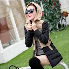 Лидер продаж Новинка года Зима Для женщин хлопковой подкладкой Модная Куртка парка с капюшоном Для женщин S Пуховики и парки для мужчин Пальто для будущих мам h6y9k40