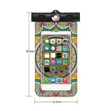 Сумки для плавания, водонепроницаемый чехол-6, универсальный чехол для телефона 3,5 дюйма, подводный чехол