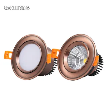 

Highlight Recessed LED Downlight COB 7W 10W 15W 20W LED Spot light Dimmable LED Decoration Ceiling Lamp Warm White Cold White