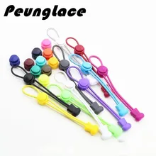 Качество PeungLace 1000 пара/лот без галстука эластичные шнурки детские шнурки с замками 21 Цвета