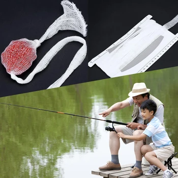 

5m 50mm PVA Narrow Fishing Mesh Refill Water Dissolves Carp Fish Stocking Bait Bag 5M PVA Mesh 25/37/44mm Refill Carp Fishing St